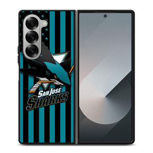 SAN JOSE SHARKS SYMBOL Samsung Galaxy Z Fold 6 Case Cover SAN JOSE SHARKS SYMBOL Samsung Galaxy Z Fold 6 Case Cover