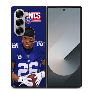 SAQUON BARKLEY NY GIANTS Samsung Galaxy Z Fold 6 Case Cover SAQUON BARKLEY NY GIANTS Samsung Galaxy Z Fold 6 Case Cover