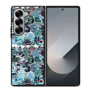 SEATTLE KRAKEN OCTOPUS COLLAGE Samsung Galaxy Z Fold 6 Case Cover SEATTLE KRAKEN OCTOPUS COLLAGE Samsung Galaxy Z Fold 6 Case Cover