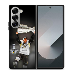 SIDNEY CROSBY PITTSBURGH PENGUINS CHAMPIONS Samsung Galaxy Z Fold 6 Case Cover SIDNEY CROSBY PITTSBURGH PENGUINS CHAMPIONS Samsung Galaxy Z Fold 6 Case Cover