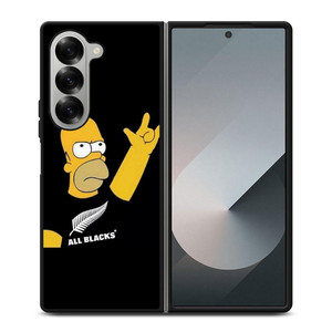 SIMPSON ALL BLACKS Samsung Galaxy Z Fold 6 Case Cover SIMPSON ALL BLACKS Samsung Galaxy Z Fold 6 Case Cover