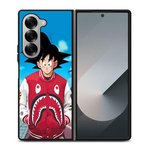 SON GOKU SUPREME BAPE SHARK Samsung Galaxy Z Fold 6 Case Cover SON GOKU SUPREME BAPE SHARK Samsung Galaxy Z Fold 6 Case Cover