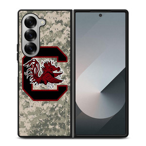 SOUTH CAROLINA GAMECOCKS CAMO LOGO Samsung Galaxy Z Fold 6 Case Cover SOUTH CAROLINA GAMECOCKS CAMO LOGO Samsung Galaxy Z Fold 6 Case Cover