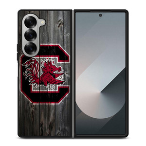 SOUTH CAROLINA GAMECOCKS WOODEN LOGO Samsung Galaxy Z Fold 6 Case Cover SOUTH CAROLINA GAMECOCKS WOODEN LOGO Samsung Galaxy Z Fold 6 Case Cover