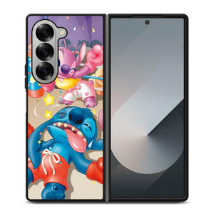 STITCH AND GIRLFRIEND BOXING Samsung Galaxy Z Fold 6 Case Cover STITCH AND GIRLFRIEND BOXING Samsung Galaxy Z Fold 6 Case Cover