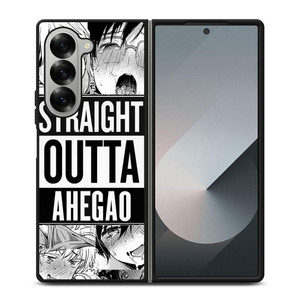 STRAIGHT OUTTA AHEGAO Samsung Galaxy Z Fold 6 Case Cover STRAIGHT OUTTA AHEGAO Samsung Galaxy Z Fold 6 Case Cover