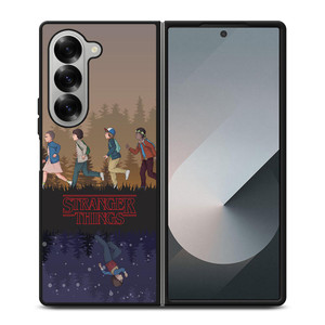 STRANGER THINGS CARTOON Samsung Galaxy Z Fold 6 Case Cover STRANGER THINGS CARTOON Samsung Galaxy Z Fold 6 Case Cover