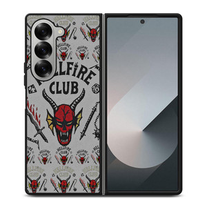 STRANGER THINGS HELLFIRE MASK Samsung Galaxy Z Fold 6 Case Cover STRANGER THINGS HELLFIRE MASK Samsung Galaxy Z Fold 6 Case Cover