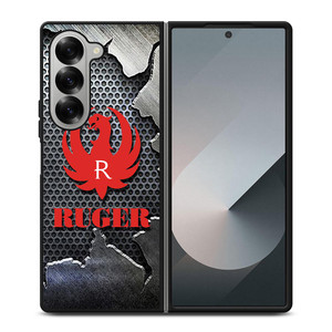 STURM RUGER FIREARM METAL LOGO 2 Samsung Galaxy Z Fold 6 Case Cover STURM RUGER FIREARM METAL LOGO 2 Samsung Galaxy Z Fold 6 Case Cover