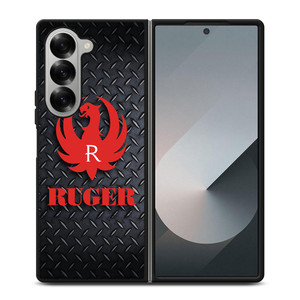 STURM RUGER FIREARM PLATE LOGO Samsung Galaxy Z Fold 6 Case Cover STURM RUGER FIREARM PLATE LOGO Samsung Galaxy Z Fold 6 Case Cover