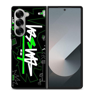 STUSSY ARTWORK LOGO Samsung Galaxy Z Fold 6 Case Cover