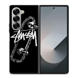 STUSSY SKATEBOARD ART Samsung Galaxy Z Fold 6 Case Cover STUSSY SKATEBOARD ART Samsung Galaxy Z Fold 6 Case Cover