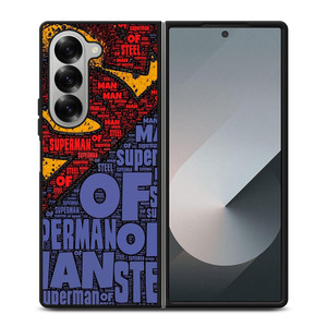 SUPERMAN LOGO ART WALL Samsung Galaxy Z Fold 6 Case Cover