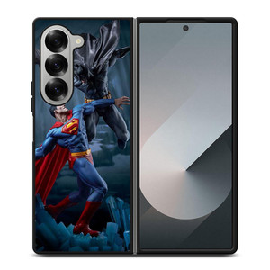 SUPERMAN VS BATMAN SUPERHERO DC Samsung Galaxy Z Fold 6 Case Cover SUPERMAN VS BATMAN SUPERHERO DC Samsung Galaxy Z Fold 6 Case Cover
