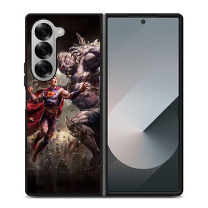 SUPERMAN VS DOOMSDAY ART Samsung Galaxy Z Fold 6 Case Cover SUPERMAN VS DOOMSDAY ART Samsung Galaxy Z Fold 6 Case Cover