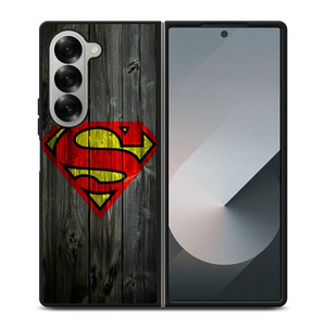 SUPERMAN WOODEN LOGO Samsung Galaxy Z Fold 6 Case Cover SUPERMAN WOODEN LOGO Samsung Galaxy Z Fold 6 Case Cover