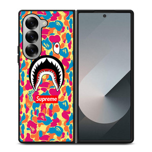 SUPREME BAPE CAMO COLOR FULL Samsung Galaxy Z Fold 6 Case Cover SUPREME BAPE CAMO COLOR FULL Samsung Galaxy Z Fold 6 Case Cover