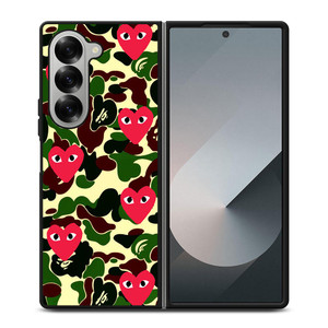 SUPREME BAPE COMME DES GARCONS Samsung Galaxy Z Fold 6 Case Cover SUPREME BAPE COMME DES GARCONS Samsung Galaxy Z Fold 6 Case Cover