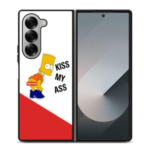 SUPREME BART SIMPSON KISS MY ASS Samsung Galaxy Z Fold 6 Case Cover SUPREME BART SIMPSON KISS MY ASS Samsung Galaxy Z Fold 6 Case Cover