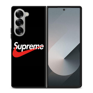 SUPREME X NIKE BLACK LOGO Samsung Galaxy Z Fold 6 Case Cover SUPREME X NIKE BLACK LOGO Samsung Galaxy Z Fold 6 Case Cover