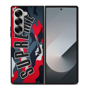 SUPREME X NIKE RED CAMO Samsung Galaxy Z Fold 6 Case Cover SUPREME X NIKE RED CAMO Samsung Galaxy Z Fold 6 Case Cover