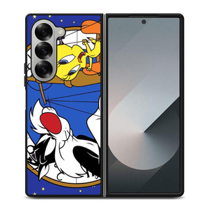 SYLVESTER AND TWEETY CARTOON Samsung Galaxy Z Fold 6 Case Cover SYLVESTER AND TWEETY CARTOON Samsung Galaxy Z Fold 6 Case Cover