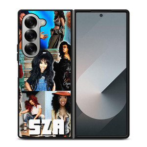 SZA FEMALE SINGER COLLAGE Samsung Galaxy Z Fold 6 Case Cover SZA FEMALE SINGER COLLAGE Samsung Galaxy Z Fold 6 Case Cover