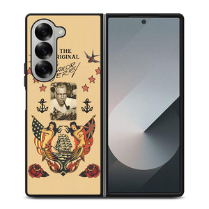 TATTOO SAILOR JERRY FACE Samsung Galaxy Z Fold 6 Case Cover TATTOO SAILOR JERRY FACE Samsung Galaxy Z Fold 6 Case Cover