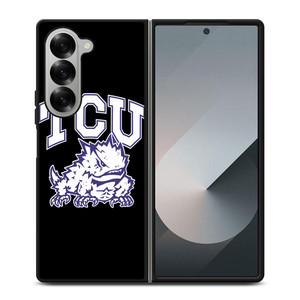 TCU HORNED FROGS FOOTBALL LOGO Samsung Galaxy Z Fold 6 Case Cover TCU HORNED FROGS FOOTBALL LOGO Samsung Galaxy Z Fold 6 Case Cover