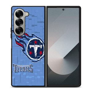 TENNESSEE TITANS LOGO FOOTBALL Samsung Galaxy Z Fold 6 Case Cover