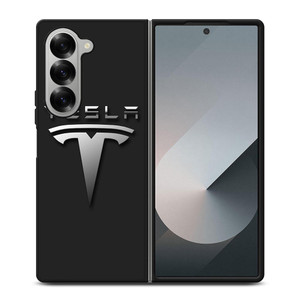 TESLA EMBLEM Samsung Galaxy Z Fold 6 Case Cover TESLA EMBLEM Samsung Galaxy Z Fold 6 Case Cover