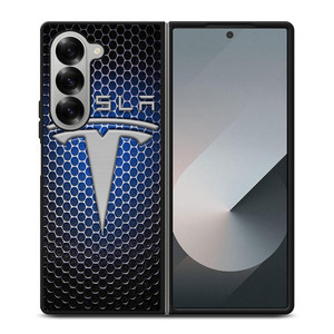 TESLA METAL LOGO Samsung Galaxy Z Fold 6 Case Cover TESLA METAL LOGO Samsung Galaxy Z Fold 6 Case Cover