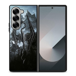 THE ELDER SCROLLS V SKYRIM LOGO Samsung Galaxy Z Fold 6 Case Cover