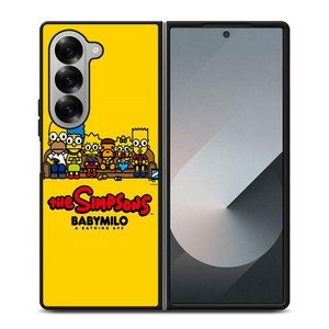 THE SIMPSONS BABY MILO BAPE Samsung Galaxy Z Fold 6 Case Cover