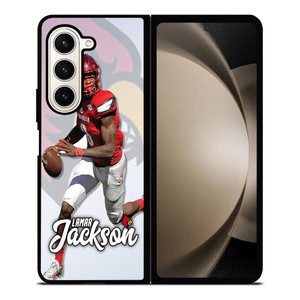 LAMAR JACKSON LOUISVILLE CARDINALS Samsung Galaxy Z Fold 5 Case Cover LAMAR JACKSON LOUISVILLE CARDINALS Samsung Galaxy Z Fold 5 Case Cover