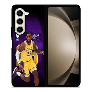 LEBRON JAMES LAKERS NBA Samsung Galaxy Z Fold 5 Case Cover