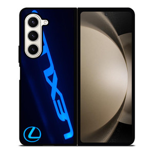 LEXUS BLUE LIGHT LOGO Samsung Galaxy Z Fold 5 Case Cover LEXUS BLUE LIGHT LOGO Samsung Galaxy Z Fold 5 Case Cover