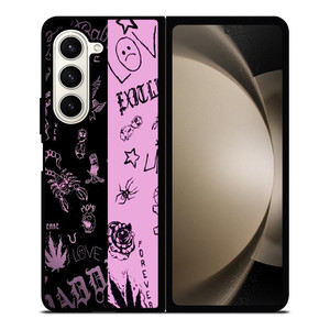 LIL PEEP TATTOO COLLAGE Samsung Galaxy Z Fold 5 Case Cover