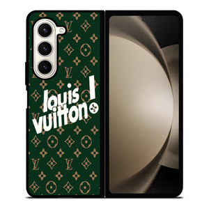 LOUIS VUITTON GREEN LOGO Samsung Galaxy Z Fold 5 Case Cover LOUIS VUITTON GREEN LOGO Samsung Galaxy Z Fold 5 Case Cover