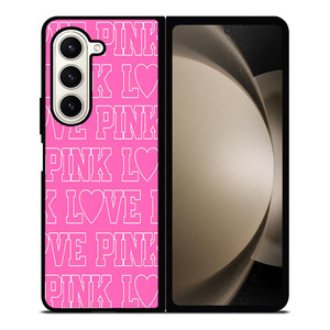 LOVE PINK VICTORIA SECRET Samsung Galaxy Z Fold 5 Case Cover LOVE PINK VICTORIA SECRET Samsung Galaxy Z Fold 5 Case Cover