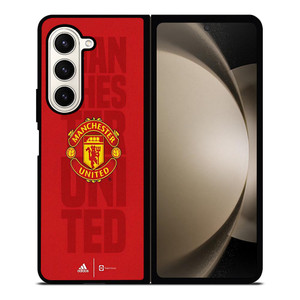 MANCHESTER UNITED FC ADIDAS LOGO Samsung Galaxy Z Fold 5 Case Cover