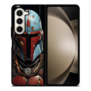 MANDALORIAN HELMET RUSTY Samsung Galaxy Z Fold 5 Case Cover MANDALORIAN HELMET RUSTY Samsung Galaxy Z Fold 5 Case Cover