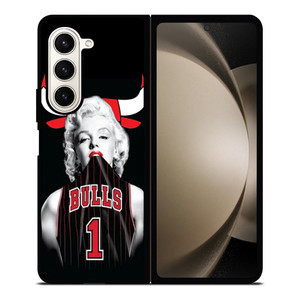 MARILYN MONROE CHICAGO BULLS NBA Samsung Galaxy Z Fold 5 Case Cover