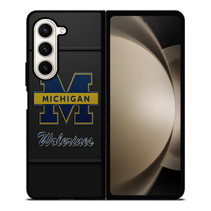 MICHIGAN WOLVERINES FOOTBALL Samsung Galaxy Z Fold 5 Case Cover MICHIGAN WOLVERINES FOOTBALL Samsung Galaxy Z Fold 5 Case Cover