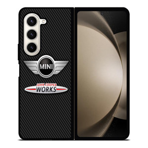 MINI JOHN COOPER WORKS CARBON Samsung Galaxy Z Fold 5 Case Cover MINI JOHN COOPER WORKS CARBON Samsung Galaxy Z Fold 5 Case Cover