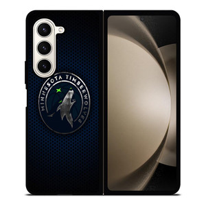 MINNESOTA TIMBERWOLVES BLUE CARBON Samsung Galaxy Z Fold 5 Case Cover MINNESOTA TIMBERWOLVES BLUE CARBON Samsung Galaxy Z Fold 5 Case Cover