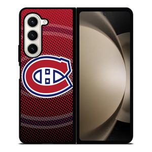 MONTREAL CANADIENS HALFTONE LOGO Samsung Galaxy Z Fold 5 Case Cover