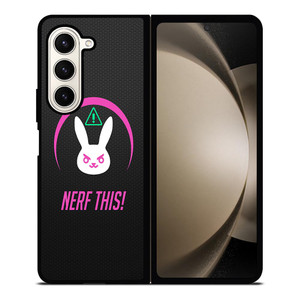 NERF THIS OVERWATCH D.VA Samsung Galaxy Z Fold 5 Case Cover NERF THIS OVERWATCH D.VA Samsung Galaxy Z Fold 5 Case Cover