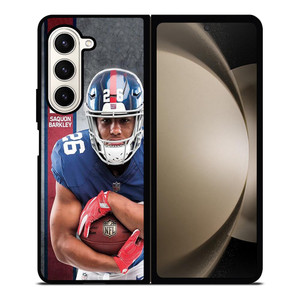 NEW YORK GIANTS SAQUON BARKLEY FOOTBALL Samsung Galaxy Z Fold 5 Case Cover