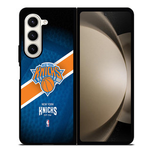 NEW YORK KNICKS LOGO NBA Samsung Galaxy Z Fold 5 Case Cover NEW YORK KNICKS LOGO NBA Samsung Galaxy Z Fold 5 Case Cover